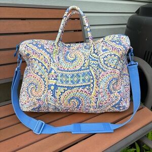 Vera Bradley Capri Blue Travel Bag